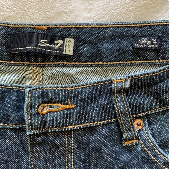 Seven7 premium denim. Size 14 x 34 - Picture 3 of 4